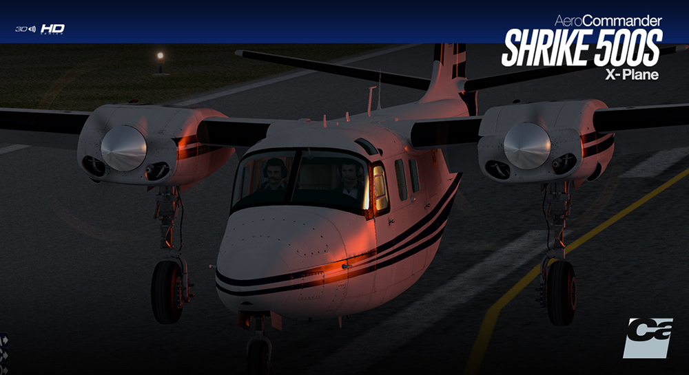 Carenado - 500S Shrike Aero Commander - HD Series (XP)